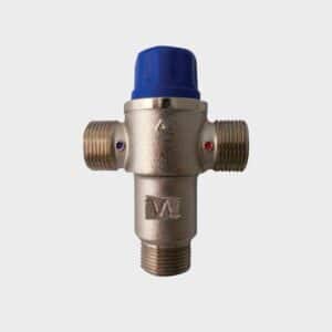 Solar to gas valve water heating