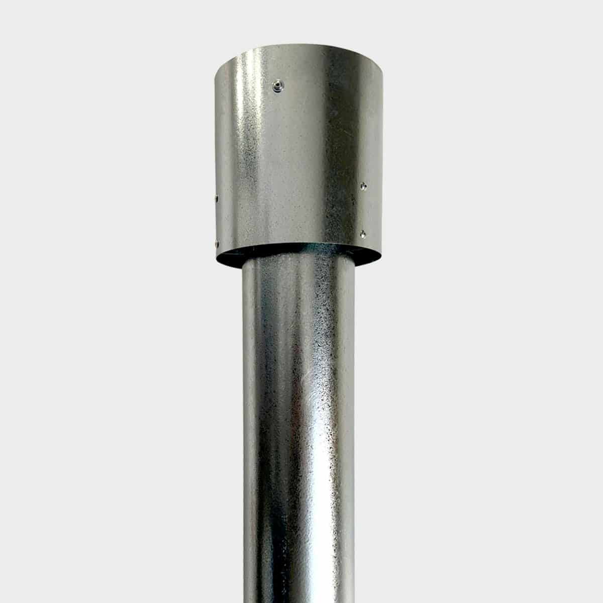 Dewhot Cyclone flue and cowl with galvanised finished